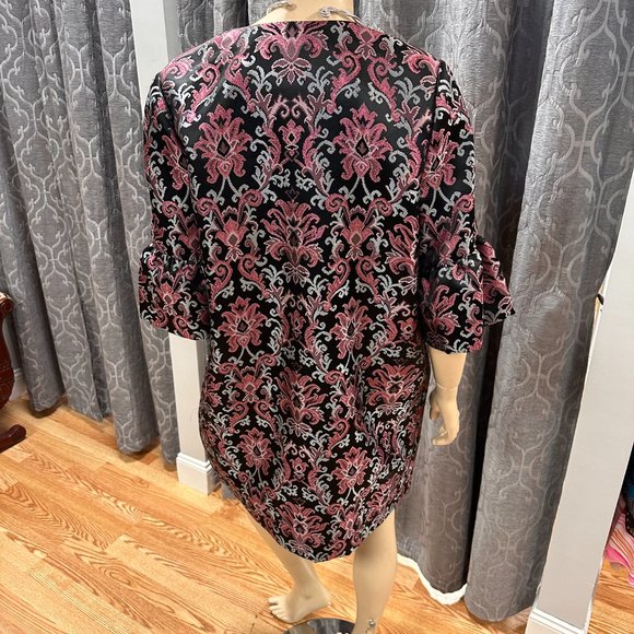 Kate Spade Embroidered Open Front Jacket - Picture 2 of 5